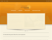 Tablet Screenshot of praxis-jung.de